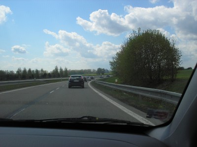 nájezd na D1 z Vyškova